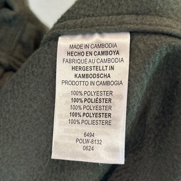 Legendary Whitetails‎ Men's Fleece Shirt Jacket Green Button Up LG - Picture 6 of 6